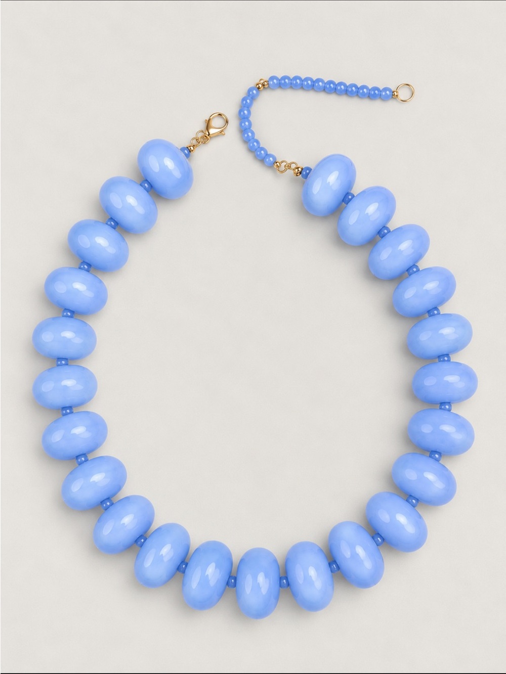 New! Blue Beaded Dopamine Necklace NWOT